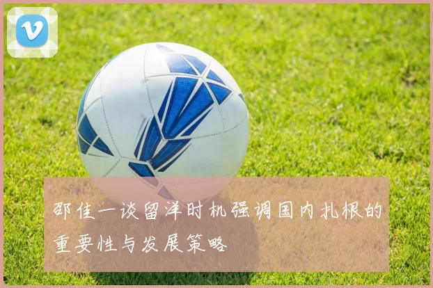 邵佳一谈留洋时机强调国内扎根的重要性与发展策略